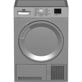 Beko DTLCE70051S 7kg Freestanding Condenser Tumble Dryer - Silver