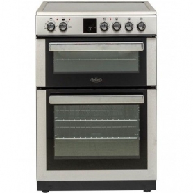 Belling BFSE60DOPIX 60cm Electric Ceramic Cooker-Stainless Steel