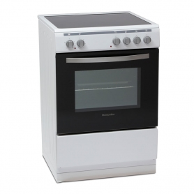 Montpellier MSC60FW Single Cavity 60cm Electric Cooker in White