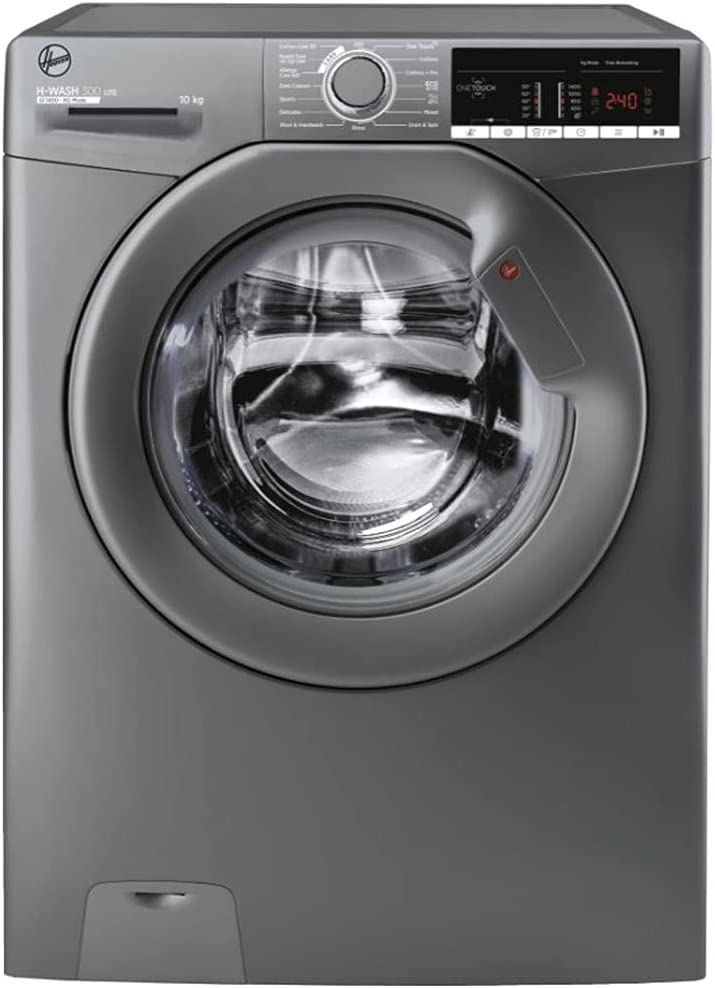 HOOVER H-Wash 300 H3W410TAGGE NFC 10 kg 1400 Spin Washing Machine - Graphite thumbnail image