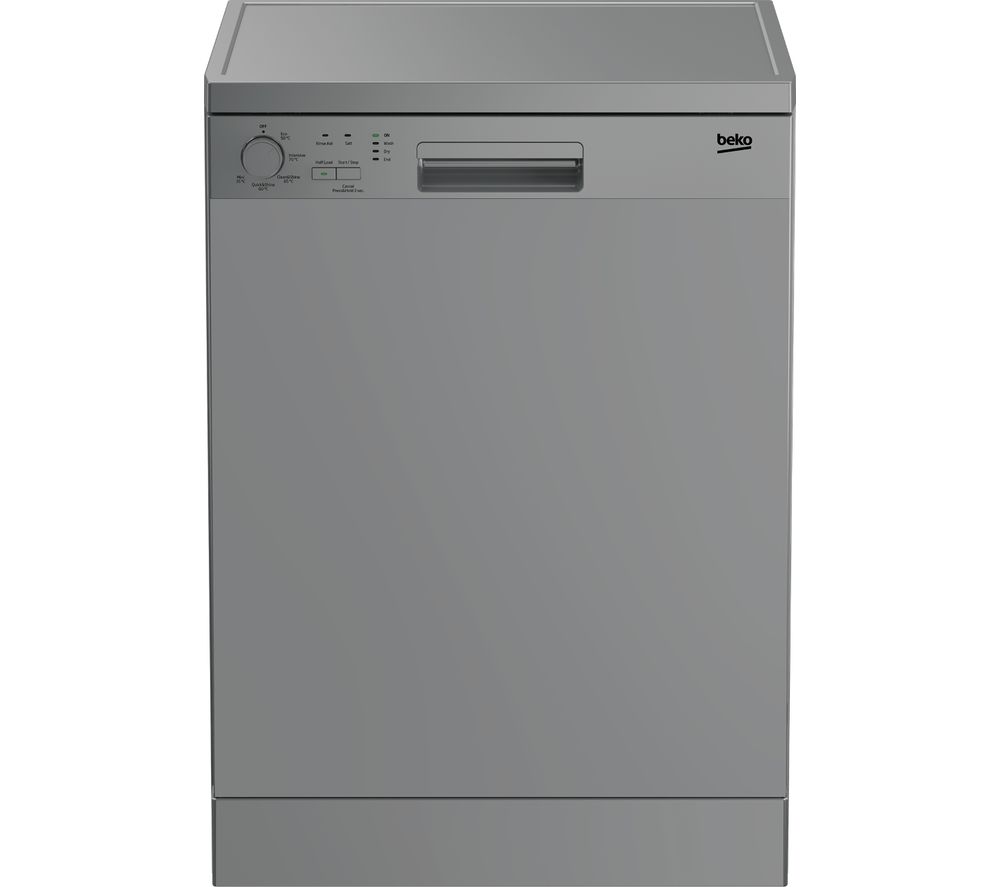 Beko DVN04320S Freestanding 60cm Dishwasher Silver thumbnail image