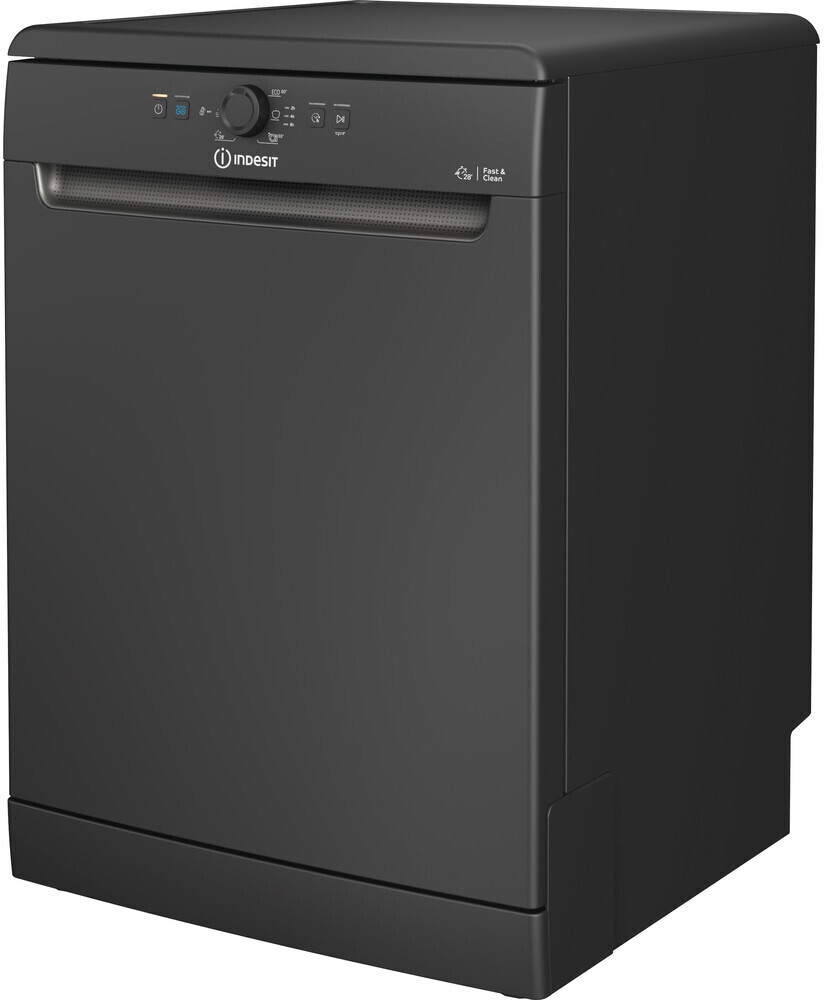 Indesit DFE1B19BUK Full Size Dishwasher - Black thumbnail image