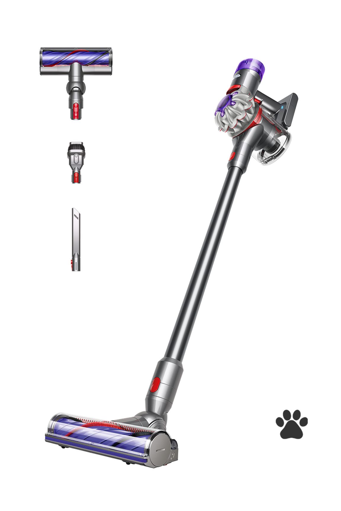 Dyson V8ADVANCED-24 Vacuum Cleaner - Silver/Nickel thumbnail image