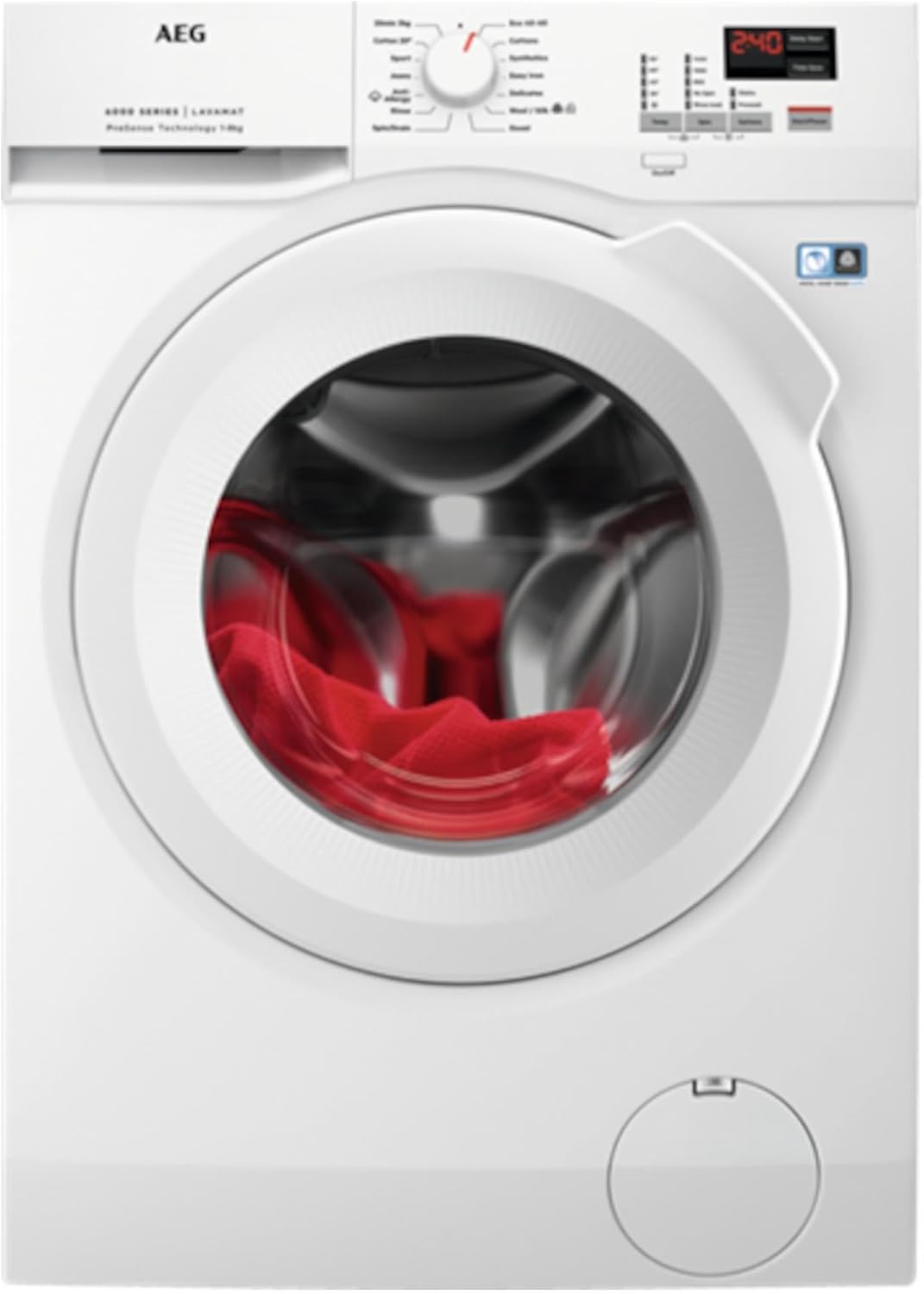 AEG L6FBK841B 6000 ProSense 8kg Washing Machine - White thumbnail image