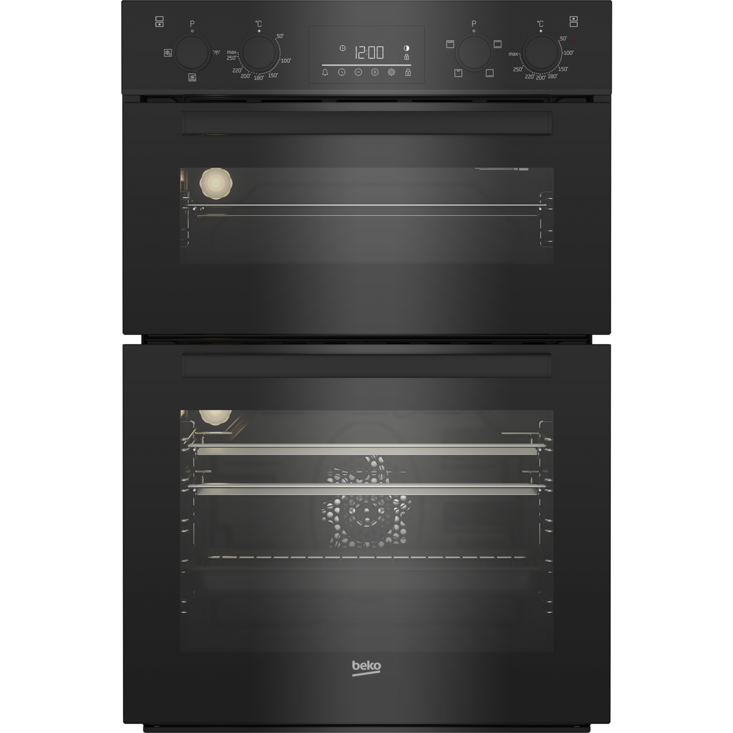 BEKO RecycledNet BBDF22300B Electric Double Oven - Black thumbnail image