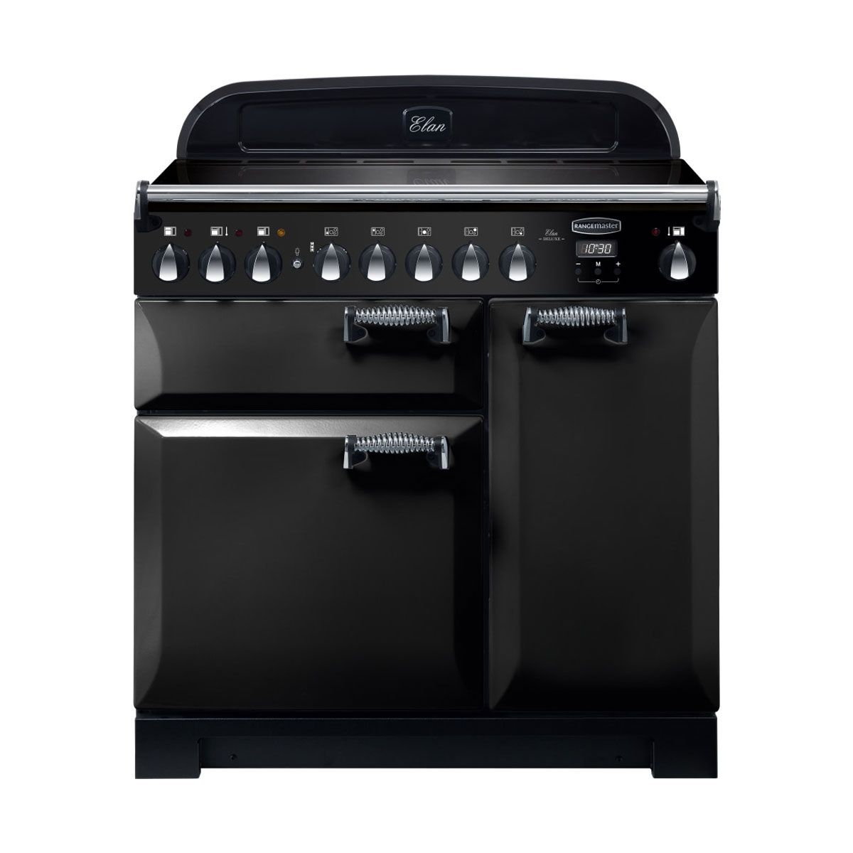 Rangemaster ELA90EIBL ELAN Deluxe 90cm Induction Range Cooker Black thumbnail image