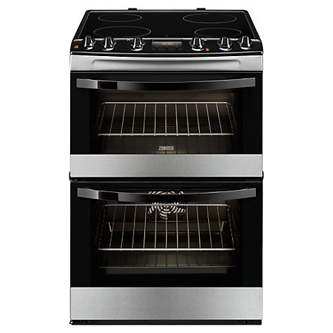 Black 60cm Double Oven Electric Cooker With Ceramic Hob thumbnail image