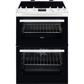 Zanussi ZCV66250WA Double Electric Cooker, A Energy Rating, White